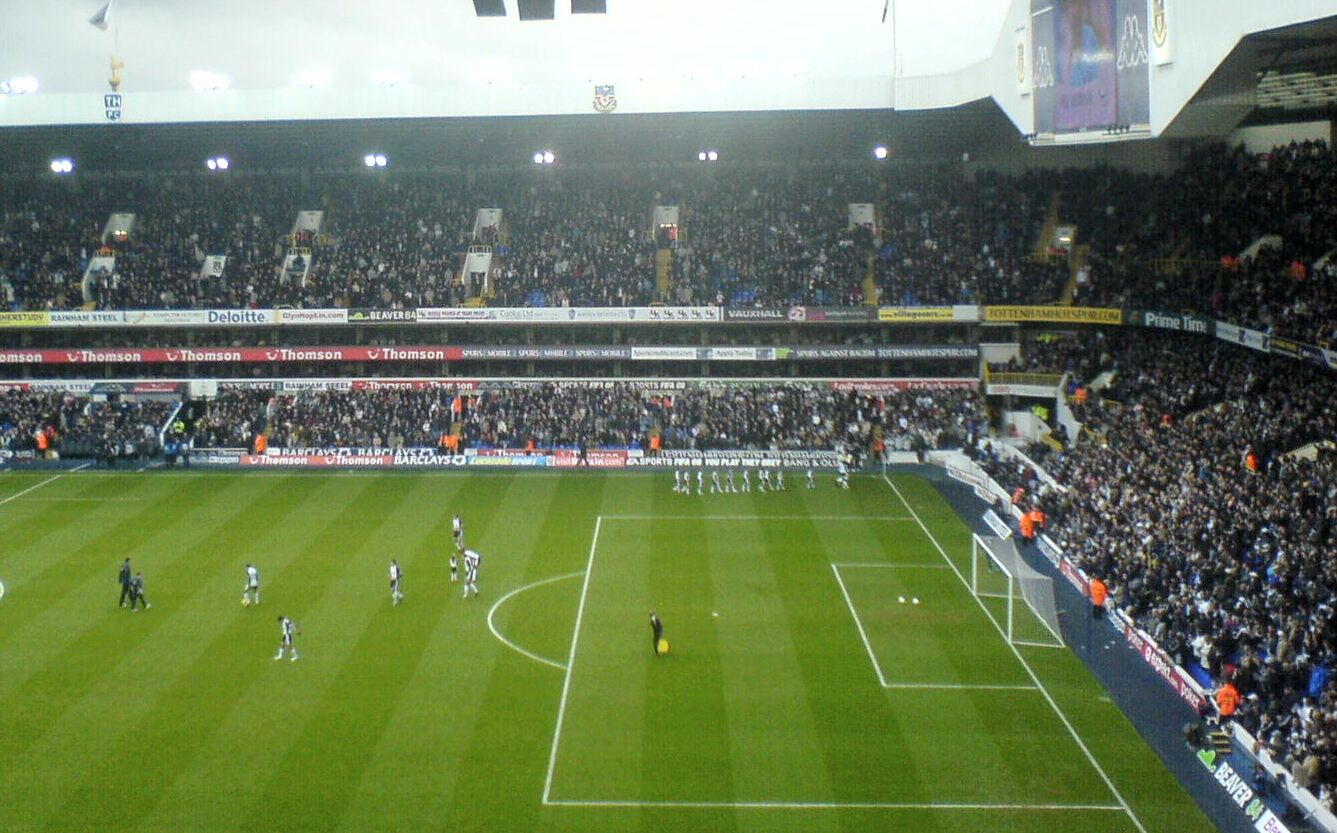 White Hart Lane, Tottenham’s former home ground.